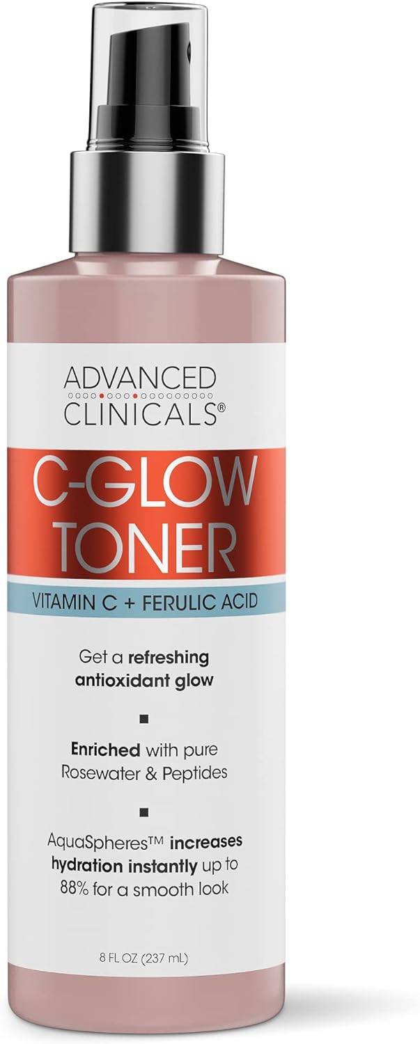 Advanced Clinicals Vitamin C Glow Facial Mist Toner