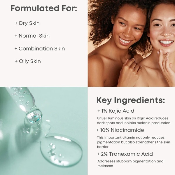 NINELESS B-Boost 1% Kojic Acid Serum 30ml - Image 4