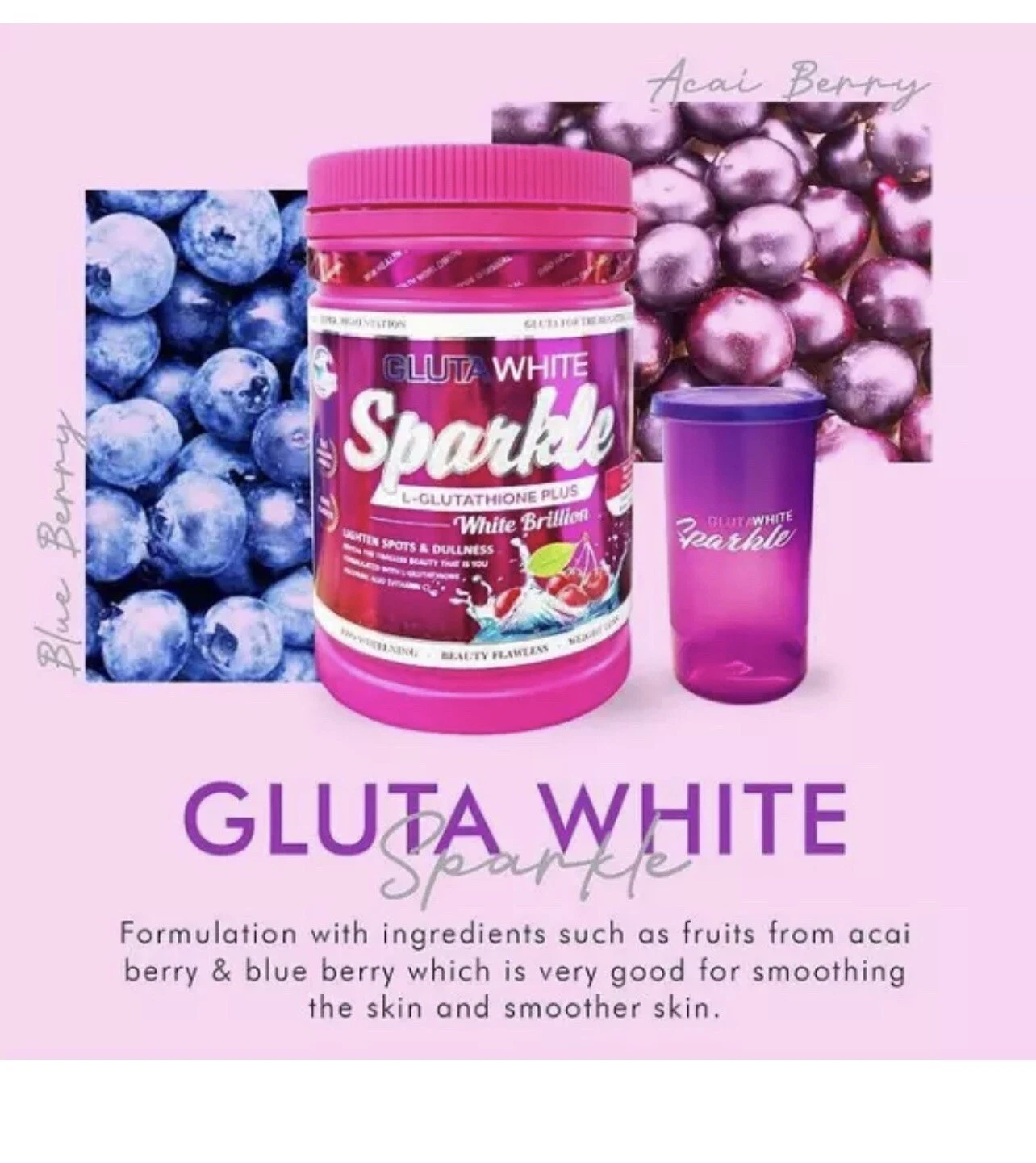 Phyto Gluta White Sparkle (Or Glitter) L-Glutathione